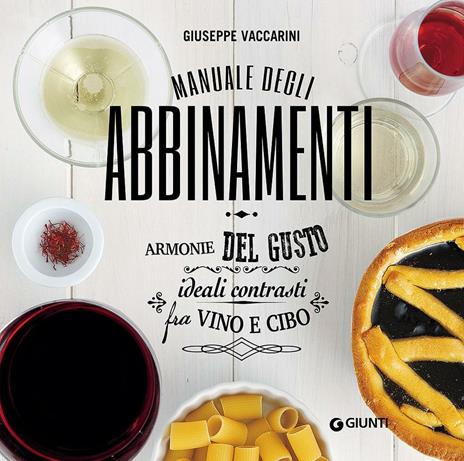 Manuale degli abbinamenti. Armonie del gusto, ideali contrasti fra vino e cibo - Giuseppe Vaccarini - copertina