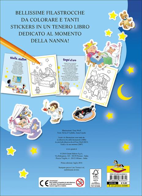 Fai la nanna. Albocolor. Con adesivi. Ediz. illustrata - Anna Casalis,Silvia D'Achille - 2