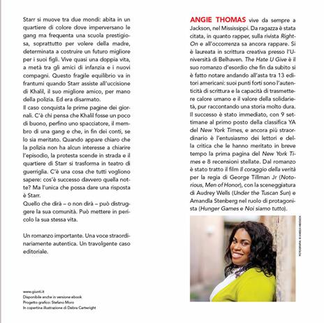 The hate U give. Il coraggio della verità Angie Thomas Libro