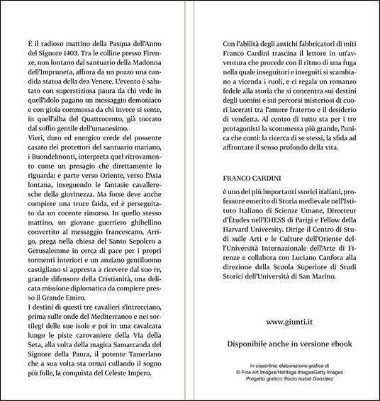 Il signore della paura. Tre cavalieri verso la Samarcanda di Tamerlano - Franco Cardini - 2