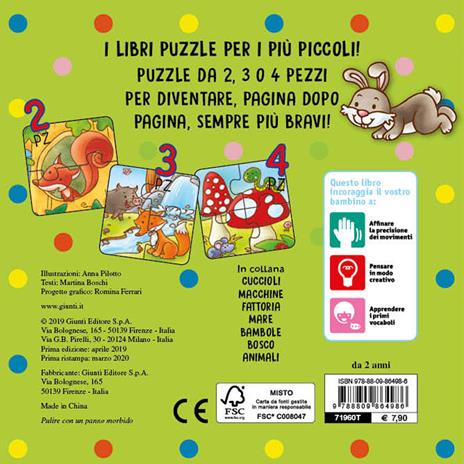 Bosco. Libro puzzle. Ediz. a colori - Silvia D'Achille - 2