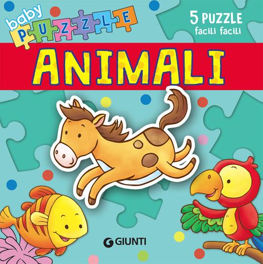 Animali. Libro puzzle. Ediz. a colori - Silvia D'Achille - copertina