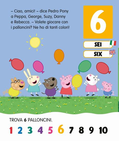 1, 2 e 3... Conta con Peppa! Impara con Peppa Pig. Ediz. a colori - Silvia D'Achille - 3