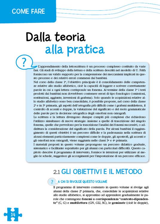 Le difficoltà nell'ortografia. Come impostare l'apprendimento delle regole ortografiche con parole, frasi e brani ed evitare gli errori ricorrenti. Con Contenuto digitale per accesso on line - Emanuela Siliprandi,Claudio Gorrieri - 5