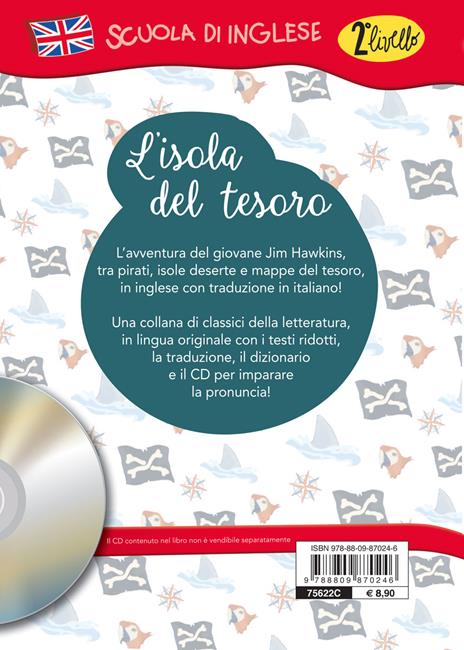 Treasure island. Con traduzione e dizionario. Con CD-Audio - Robert Louis Stevenson - 2