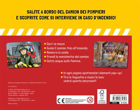 Il camion dei pompieri. Libro pop-up - Dario Cestaro - 2