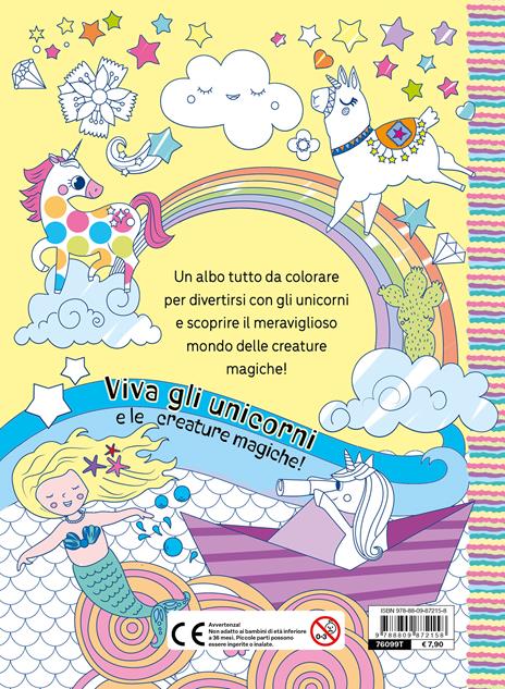 Unicorni e creature magiche. Coloring book. Ediz. illustrata - 6