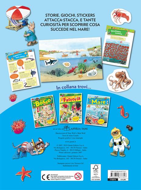 Conosci... il mare. Con adesivi - Anna Casalis - 2