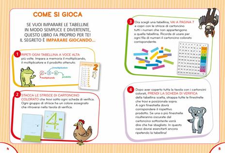 Il gioco segreto per imparare le tabelline. Con Poster - Pietro Sacchelli - 5