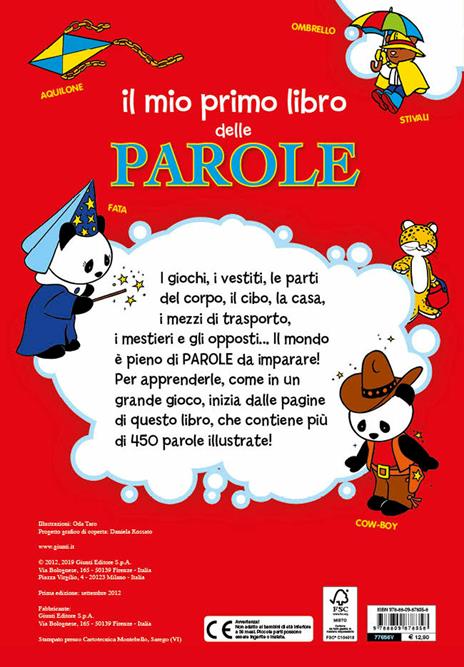 Il mio primo libro delle parole - Oda Taro - 3
