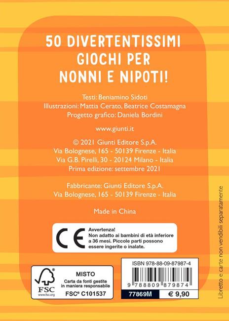 Gioca con i nonni! Ediz. a colori. Con 50 Carte - Beniamino Sidoti - 6