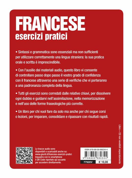 Francese. Esercizi pratici. Sostantivi, aggettivi, pronomi, avverbi, preposizioni, verbi. Con CD Audio formato MP3 - Elena Cordani,Cécile Guérin - 2