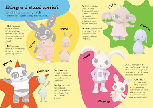Giochiamo insieme! Bing. Con adesivi - 4