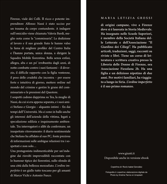 L'ordine imperfetto. Il primo giallo della commissaria Bardi - Maria Letizia Grossi - 2