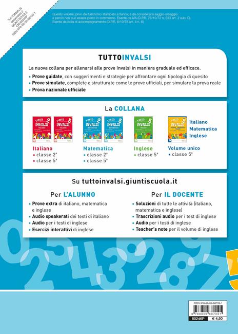 Tuttoinvalsi matematica 2019. Per la 2ª classe elementare - 2