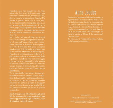 La baronessa. La saga dei von Dranitz - Anne Jacobs - 2