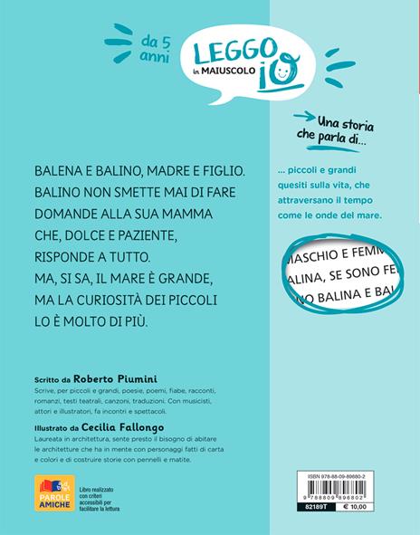 Balena e Balino. Ediz. a colori - Roberto Piumini,Cecilia Fallongo - 2