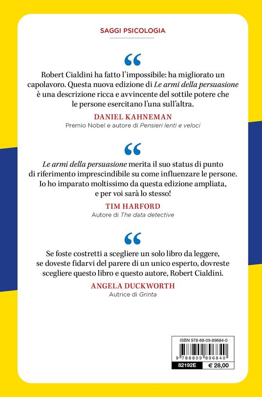 I principi della persuasione di Robert Cialdini