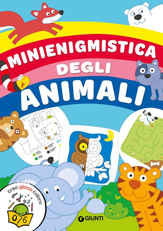 Mini enigmistica degli animali - Martina Boschi - copertina