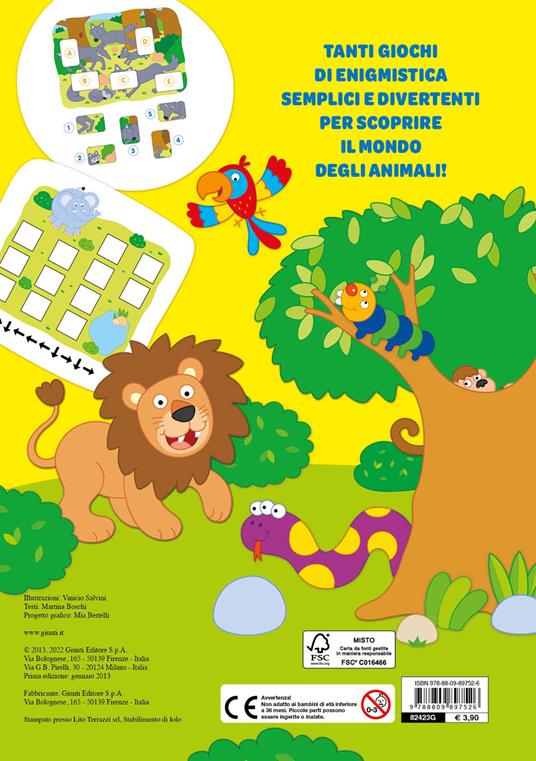 Mini enigmistica degli animali - Martina Boschi - 2