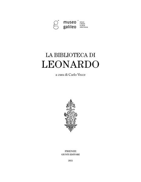 La biblioteca di Leonardo - 2