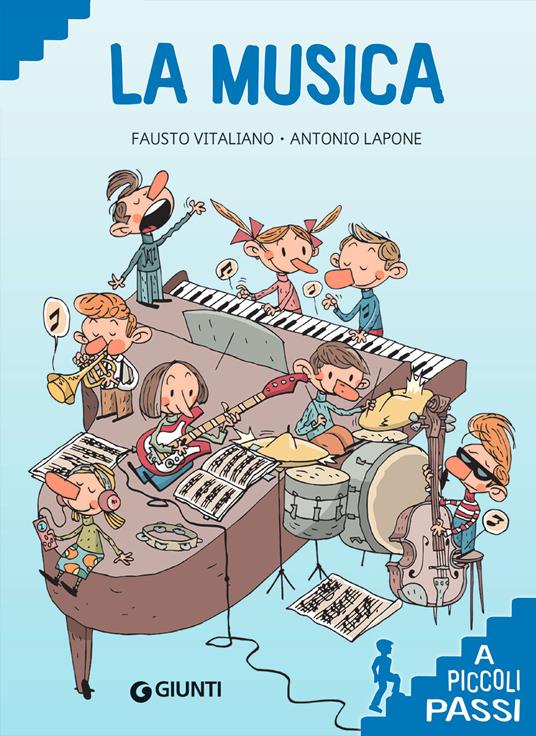 La musica a piccoli passi - Fausto Vitaliano - copertina