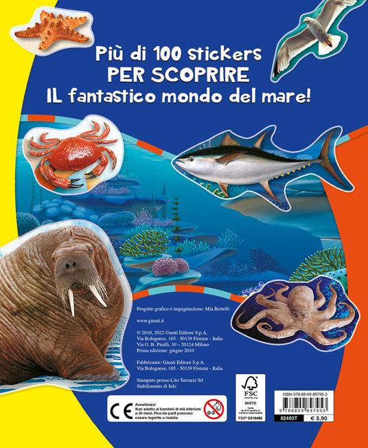 Il mare. Super stickers. Ediz. a colori - 2