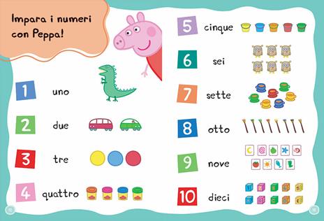 Gioca e impara con Peppa. Peppa Pig. Con adesivi. Ediz. a colori - Silvia D'Achille - 6