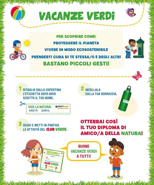  Vacanze verdi. Quaderni multidisciplinari per le vacanze. Per la Scuola elementare. Con Libro: Biglie e conchiglie. Vol. 1 - 3