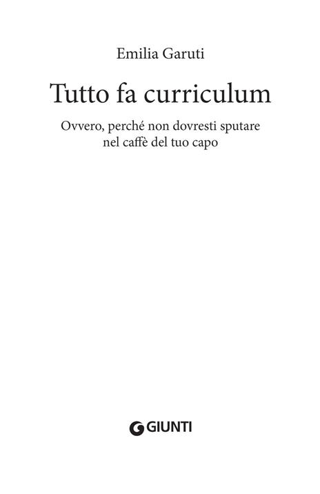 Tutto fa curriculum - Emilia Garuti - 6
