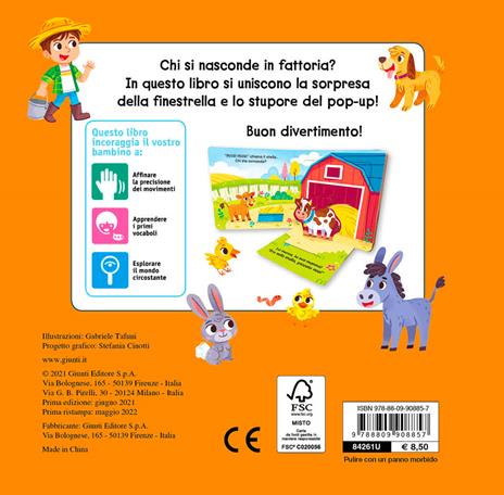 La fattoria. Finestrelle pop up. Ediz. a colori - Silvia D'Achille - 2
