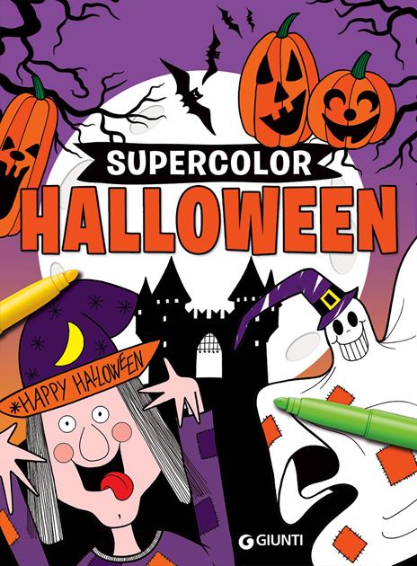 Halloween supercolor. Ediz. illustrata - Pugliesi Stefania - copertina