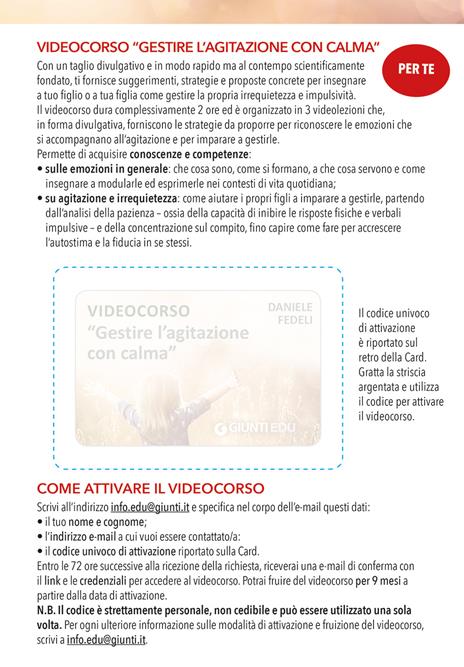 Kit per gestire l'agitazione con calma. Con videocorso online - Daniele Fedeli - 3
