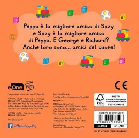 Amici del cuore. Peppa Pig. Ediz. a colori - Silvia D'Achille - 2