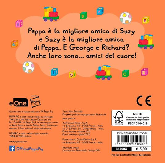 Amici del cuore. Peppa Pig. Ediz. a colori - Silvia D'Achille - 2
