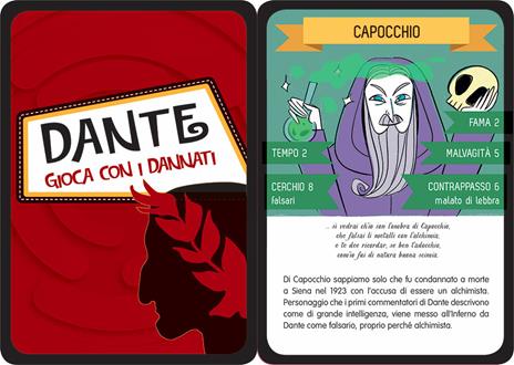 Dante. Gioca con i dannati. 50 carte per divertirsi con Dante! Con 50 Carte - Beniamino Sidoti - 5