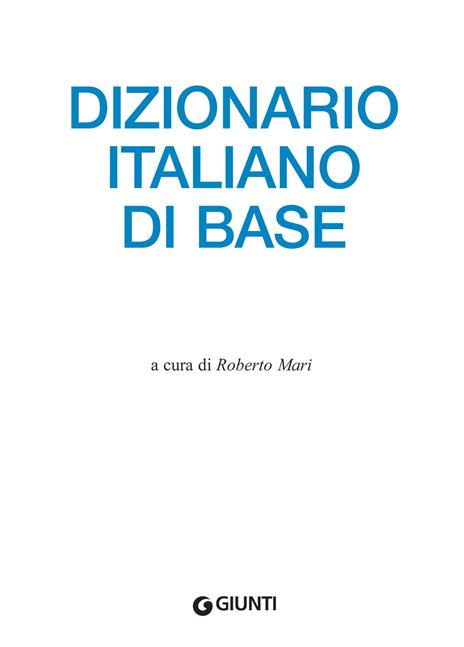 Dizionario italiano di base. Nuova ediz. - 3