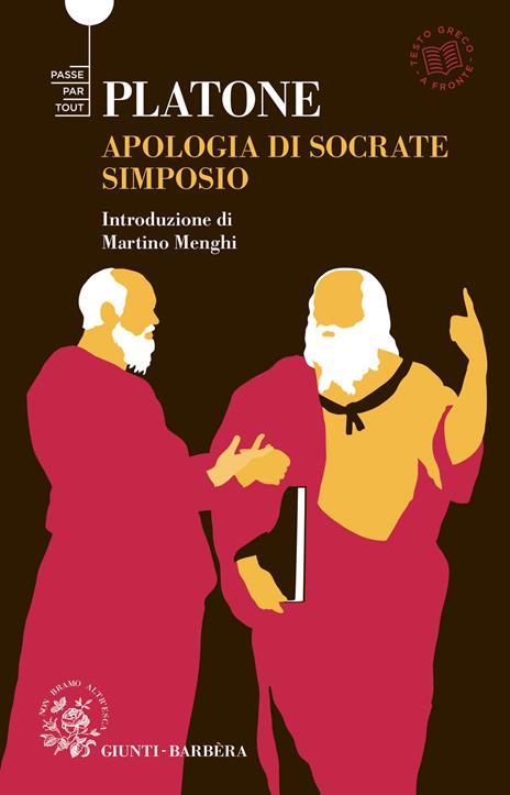 Simposio-Apologia di Socrate. Testo greco a fronte - Platone - copertina