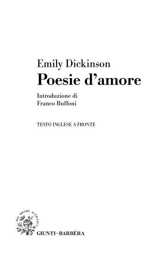 Poesie d'amore. Testo inglese a fronte - Emily Dickinson - 2