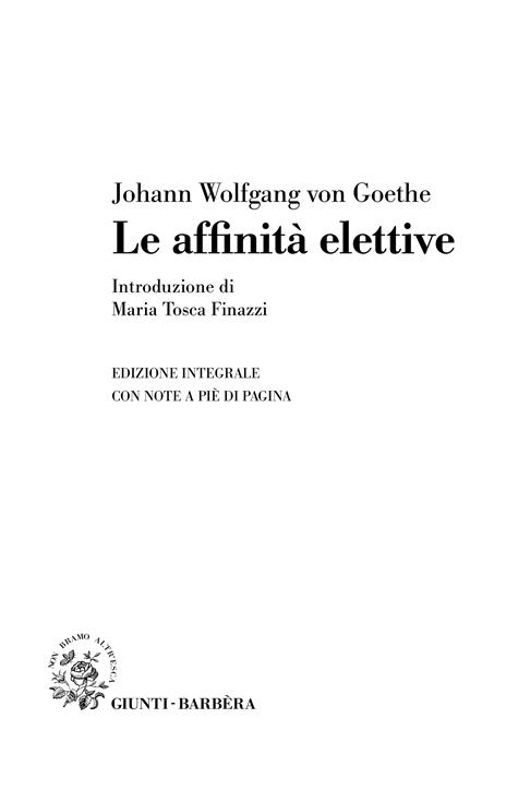 Le affinità elettive - Johann Wolfgang Goethe - 2