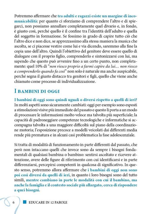 Educare in 12 parole. Come affrontare oggi la complessità della relazione genitori-figli. Con videopillole - Daniele Fedeli - 4