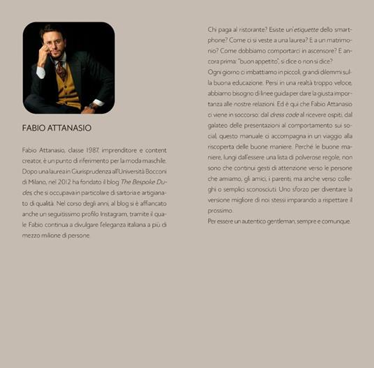 Vita da gentleman. Manuale del buon vivere per l’uomo contemporaneo - Fabio Attanasio - 2