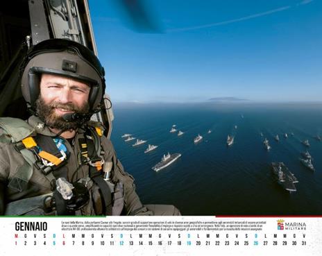Marina Militare. Volti e sorrisi. Calendario da muro 2025. Ediz. a colori - 3