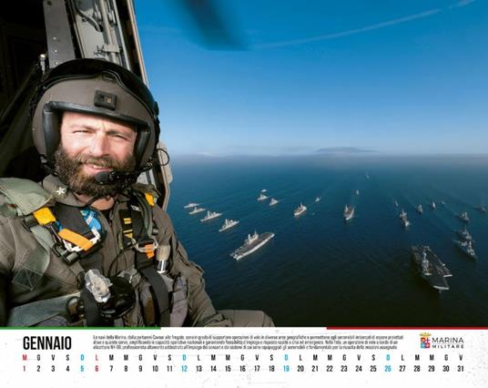 Marina Militare. Volti e sorrisi. Calendario da muro 2025. Ediz. a colori - 3