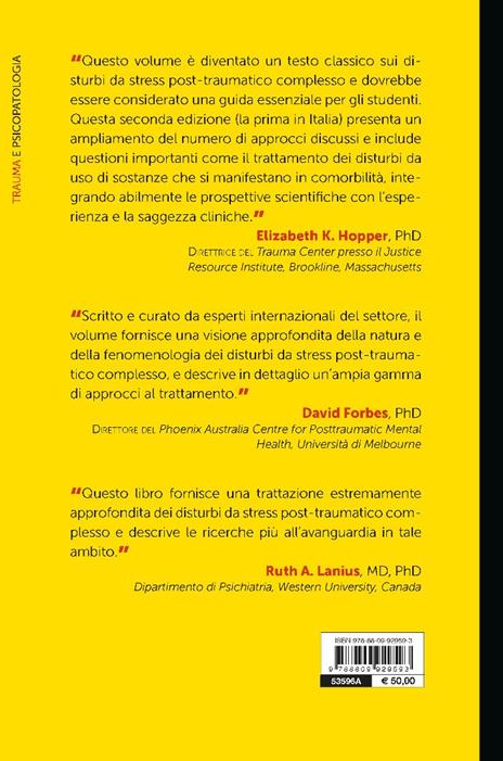 Il trattamento dei disturbi da stress traumatico complesso negli adulti. Fondamenti scientifici e modelli terapeutici - 2
