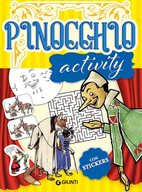 Pinocchio. Activity. Con adesivi. Ediz. a colori - Giulia Tedesco - copertina