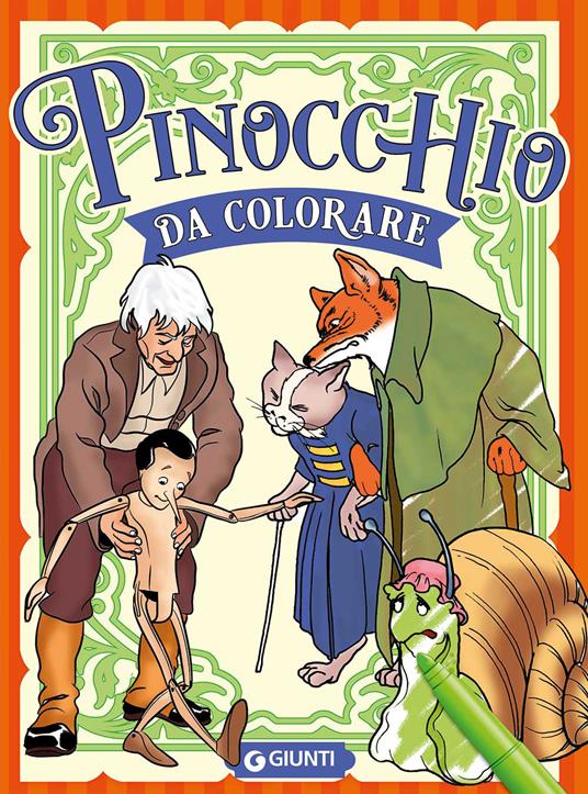 Pinocchio da colorare. Ediz. illustrata - copertina