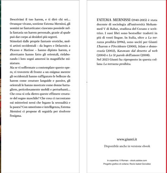 L'harem e l'Occidente - Fatema Mernissi - 2