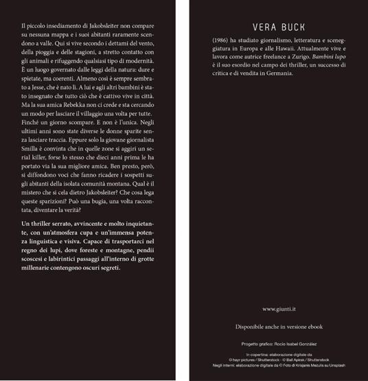 Bambini lupo - Vera Buck - Libro - Giunti Editore - M
