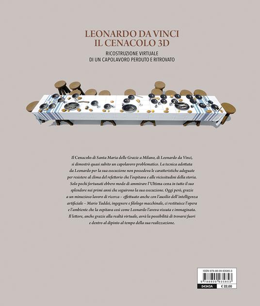 Leonardo da Vinci. Il Cenacolo 3D. Ricostruzione virtuale di un capolavoro perduto e ritrovato. Ediz. a colori - Mario Taddei - 6